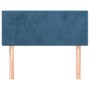 Cabecero de terciopelo azul 100x5x78/88 cm de vidaXL, Cabeceros y pies de cama - Ref: Foro24-345782, Precio: 46,29 €, Descuen...