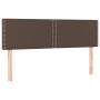 Headboards 2 units brown synthetic leather 72x5x78/88 cm by vidaXL, Headboards and footboards - Ref: Foro24-345935, Price: 64...