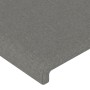 Cabeceros 2 unidades de tela gris oscuro 100x5x78/88 cm de vidaXL, Cabeceros y pies de cama - Ref: Foro24-345845, Precio: 68,...