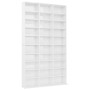 Glossy white plywood CD cabinet 102x16x177.5 cm by vidaXL, CD and DVD storage - Ref: Foro24-801784, Price: 134,96 €, Discount: %