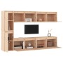 TV furniture set, 6 pieces made of solid pine wood by vidaXL, TV Furniture - Ref: Foro24-3100234, Price: 339,05 €, Discount: %