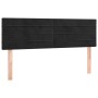 Cabeceros 2 unidades terciopelo negro 72x5x78/88 cm de vidaXL, Cabeceros y pies de cama - Ref: Foro24-346154, Precio: 60,02 €...