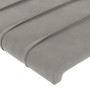 Cabecero de terciopelo gris claro 90x5x78/88 cm de vidaXL, Cabeceros y pies de cama - Ref: Foro24-346124, Precio: 46,40 €, De...