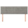 Headboards 2 units light gray velvet 72x5x78/88 cm by vidaXL, Headboards and footboards - Ref: Foro24-346152, Price: 60,62 €,...