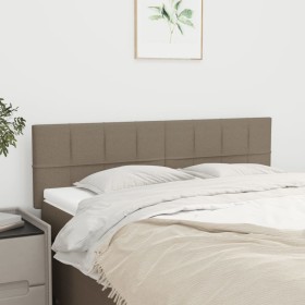 Cabeceros 2 unidades tela gris taupe 72x5x78/88 cm de vidaXL, Cabeceros y pies de cama - Ref: Foro24-346050, Precio: 59,74 €,...