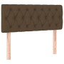 Dark brown fabric headboard 90x7x78/88 cm by vidaXL, Headboards and footboards - Ref: Foro24-346315, Price: 53,99 €, Discount: %