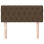 Dark brown fabric headboard 90x7x78/88 cm by vidaXL, Headboards and footboards - Ref: Foro24-346315, Price: 53,99 €, Discount: %