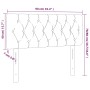 Kopfteil aus dunkelbraunem Stoff, 90 x 7 x 78/88 cm von vidaXL, Kopf- und Fußteile - Ref: Foro24-346315, Preis: 53,82 €, Raba...