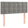 Light gray velvet headboard 90x5x78/88 cm by vidaXL, Headboards and footboards - Ref: Foro24-346430, Price: 49,04 €, Discount: %