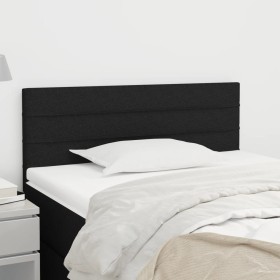 Black fabric headboard 80x5x78/88 cm by vidaXL, Headboards and footboards - Ref: Foro24-346104, Price: 35,86 €, Discount: %