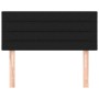 Black fabric headboard 80x5x78/88 cm by vidaXL, Headboards and footboards - Ref: Foro24-346104, Price: 35,99 €, Discount: %