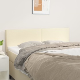 Headboards 2 units cream-colored synthetic leather 72x5x78/88 cm by vidaXL, Headboards and footboards - Ref: Foro24-345794, P...