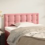 Pink velvet headboard 100x5x78/88 cm by vidaXL, Headboards and footboards - Ref: Foro24-346455, Price: 46,34 €, Discount: %