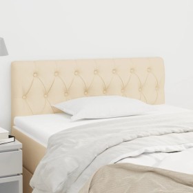 Cream fabric headboard 100x7x78/88 cm by vidaXL, Headboards and footboards - Ref: Foro24-346331, Price: 50,36 €, Discount: %