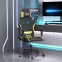 Black and light green fabric massage gaming chair by vidaXL, Gaming chairs - Ref: Foro24-345475, Price: 125,13 €, Discount: %