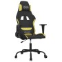 Black and light green fabric massage gaming chair by vidaXL, Gaming chairs - Ref: Foro24-345475, Price: 124,29 €, Discount: %