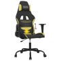 Black and light green fabric massage gaming chair by vidaXL, Gaming chairs - Ref: Foro24-345475, Price: 124,29 €, Discount: %