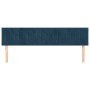 Headboards 2 units of dark blue velvet 100x5x78/88 cm by vidaXL, Headboards and footboards - Ref: Foro24-346296, Price: 68,35...