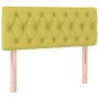 Green fabric headboard 90x7x78/88 cm by vidaXL, Headboards and footboards - Ref: Foro24-346319, Price: 35,79 €, Discount: %