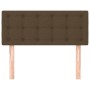 Dark brown fabric headboard 80x5x78/88 cm by vidaXL, Headboards and footboards - Ref: Foro24-346399, Price: 37,38 €, Discount: %