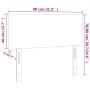 Cabecero de terciopelo rosa 80x5x78/88 cm de vidaXL, Cabeceros y pies de cama - Ref: Foro24-345743, Precio: 42,16 €, Descuent...