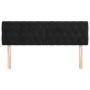 Headboards 2 units black velvet 72x7x78/88 cm by vidaXL, Headboards and footboards - Ref: Foro24-346350, Price: 76,45 €, Disc...