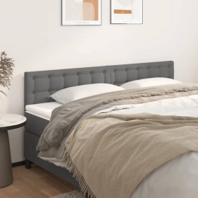 Headboards 2 units of gray synthetic leather 90x5x78/88cm by vidaXL, Headboards and footboards - Ref: Foro24-346508, Price: 7...