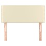 Cream synthetic leather headboard 90x5x78/88 cm by vidaXL, Headboards and footboards - Ref: Foro24-345894, Price: 47,71 €, Di...