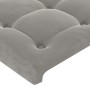 Light gray velvet headboard 80x5x78/88 cm by vidaXL, Headboards and footboards - Ref: Foro24-346410, Price: 45,41 €, Discount: %