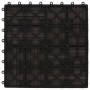 WPC porch tiles 30x30 cm 2 m² dark brown 22 units by vidaXL, Floors and carpets - Ref: Foro24-277810, Price: 107,51 €, Discou...