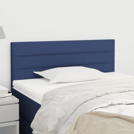 Cabecero de tela azul 80x5x78/88 cm de vidaXL, Cabeceros y pies de cama - Ref: Foro24-346108, Precio: 41,39 €, Descuento: %