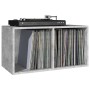 Caja para discos de vinilo madera contrachapada gris 71x34x36cm de vidaXL, Almacenamiento para CD y DVD - Ref: Foro24-800121,...