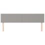 Headboards 2 units of light gray fabric 100x5x78/88 cm by vidaXL, Headboards and footboards - Ref: Foro24-345844, Price: 68,0...