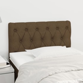 Dark brown fabric headboard 80x7x78/88 cm by vidaXL, Headboards and footboards - Ref: Foro24-346301, Price: 52,26 €, Discount: %