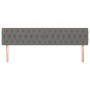 Headboards 2 units of dark gray fabric 90x7x78/88 cm by vidaXL, Headboards and footboards - Ref: Foro24-346369, Price: 84,58 ...