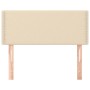 Cabecero de tela color crema 80x5x78/88 cm de vidaXL, Cabeceros y pies de cama - Ref: Foro24-345869, Precio: 37,00 €, Descuen...