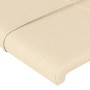 Cabecero de tela color crema 100x5x78/88 cm de vidaXL, Cabeceros y pies de cama - Ref: Foro24-346037, Precio: 46,37 €, Descue...