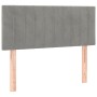 Light gray velvet headboard 90x5x78/88 cm by vidaXL, Headboards and footboards - Ref: Foro24-346222, Price: 46,06 €, Discount: %