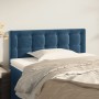 Cabecero de terciopelo azul oscuro 90x5x78/88 cm de vidaXL, Cabeceros y pies de cama - Ref: Foro24-346434, Precio: 47,67 €, D...