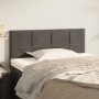 Dark gray velvet headboard 100x5x78/88 cm by vidaXL, Headboards and footboards - Ref: Foro24-346041, Price: 54,72 €, Discount: %