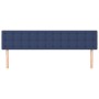 Headboards 2 units of blue fabric 90x5x78/88 cm by vidaXL, Headboards and footboards - Ref: Foro24-346502, Price: 70,99 €, Di...