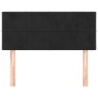 Black velvet headboard 100x5x78/88 cm by vidaXL, Headboards and footboards - Ref: Foro24-346042, Price: 51,85 €, Discount: %