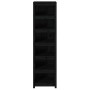 Estantería madera maciza de pino negra 50x35x183 cm de vidaXL, Librerías y estanterías - Ref: Foro24-821723, Precio: 163,99 €...