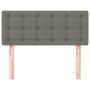 Cabecero de tela gris oscuro 90x5x78/88 cm de vidaXL, Cabeceros y pies de cama - Ref: Foro24-346417, Precio: 48,09 €, Descuen...