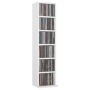 Glänzend weißes Sperrholz-CD-Regal, 21 x 20 x 88 cm von vidaXL, CD- und DVD-Speicher - Ref: Foro24-800357, Preis: 28,99 €, Ra...