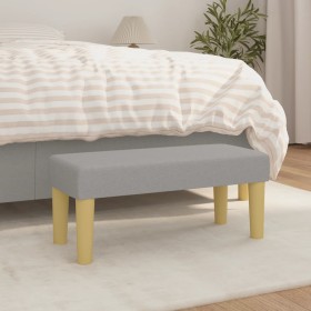 Light gray fabric bench 70x30x30 cm by vidaXL, Banks - Ref: Foro24-346624, Price: 39,86 €, Discount: %