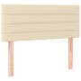 Cream fabric headboard 100x5x78/88 cm by vidaXL, Headboards and footboards - Ref: Foro24-346135, Price: 47,55 €, Discount: %