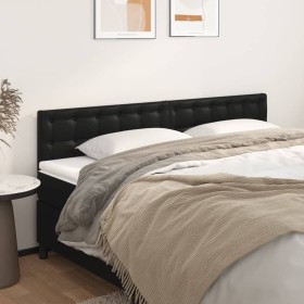 Headboards 2 units of black synthetic leather 90x5x78/88 cm by vidaXL, Headboards and footboards - Ref: Foro24-346504, Price:...