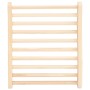 Respaldo de sauna madera maciza de pino en forma de S de vidaXL, Accesorios de sauna - Ref: Foro24-51691, Precio: 46,71 €, De...