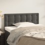 Cabecero de terciopelo gris oscuro 100x5x78/88 cm de vidaXL, Cabeceros y pies de cama - Ref: Foro24-346451, Precio: 49,54 €, ...